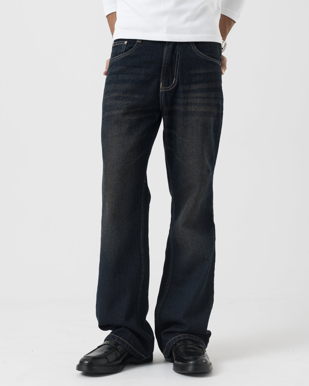 Vintage Bootcut Denim (Midnight Blue)