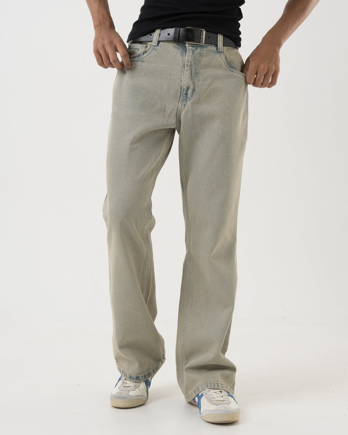 Vintage Bootcut Denim (Faded Blue)