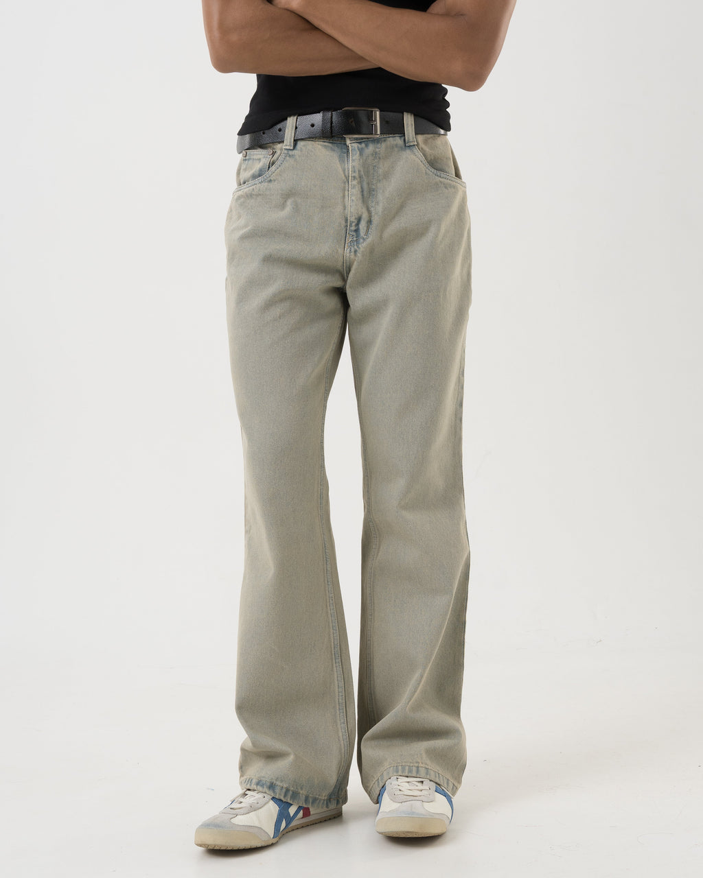 Vintage Bootcut Denim (Faded Blue)