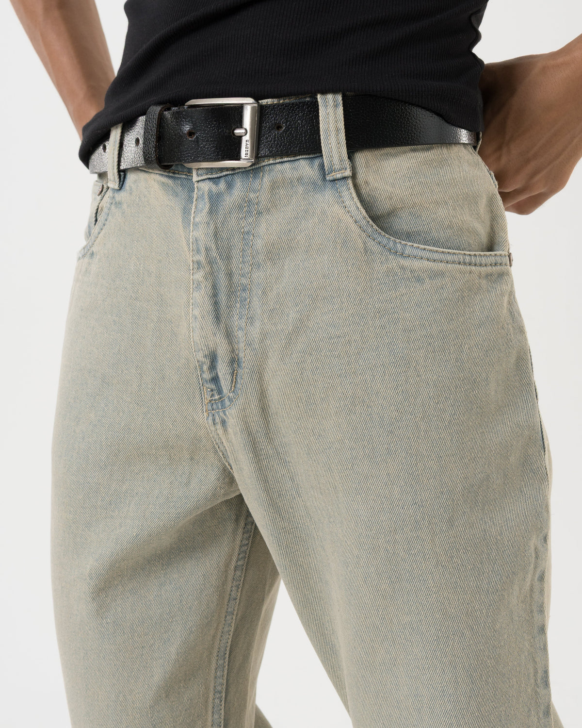 Vintage Bootcut Denim (Faded Blue)