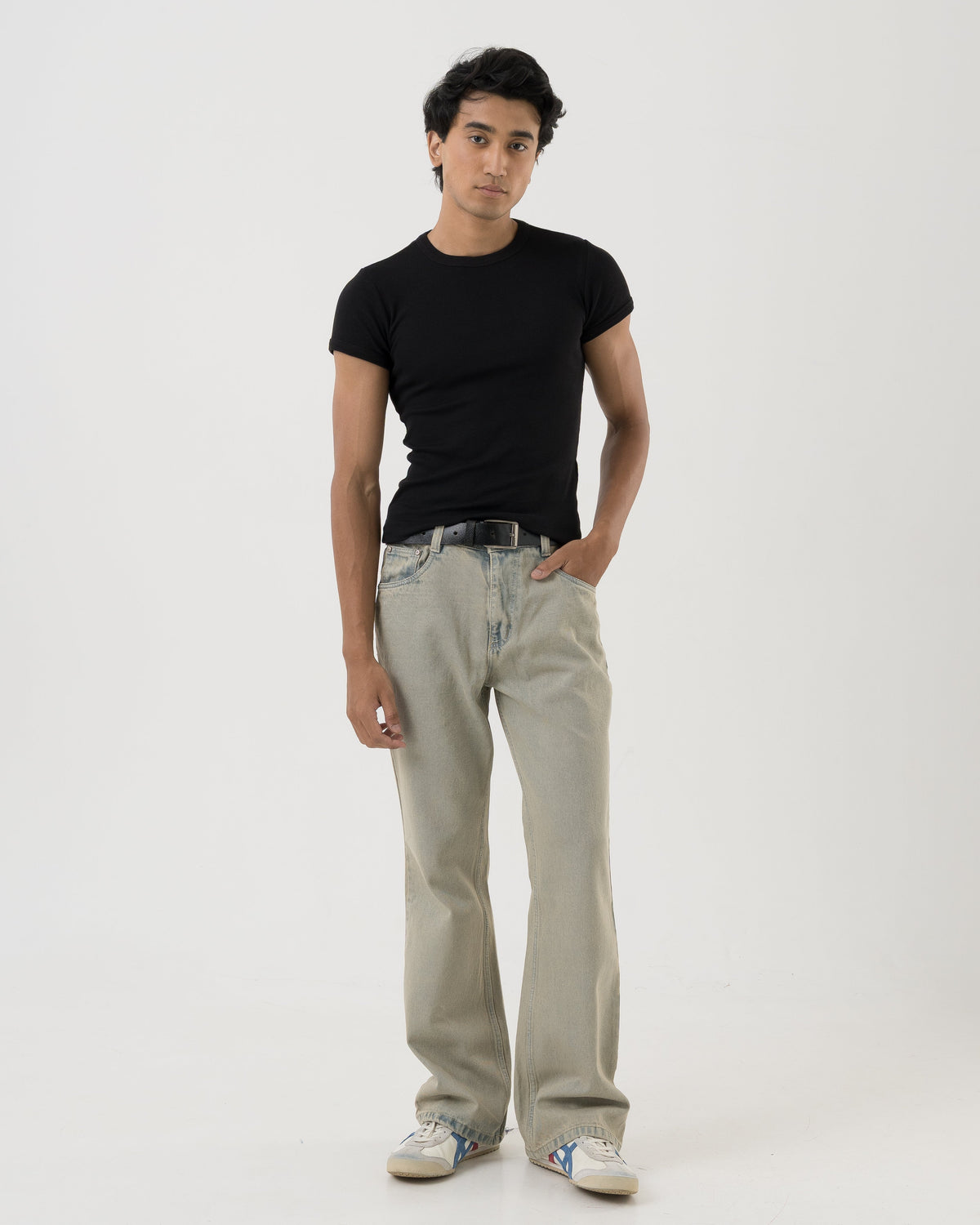 Vintage Bootcut Denim (Faded Blue)