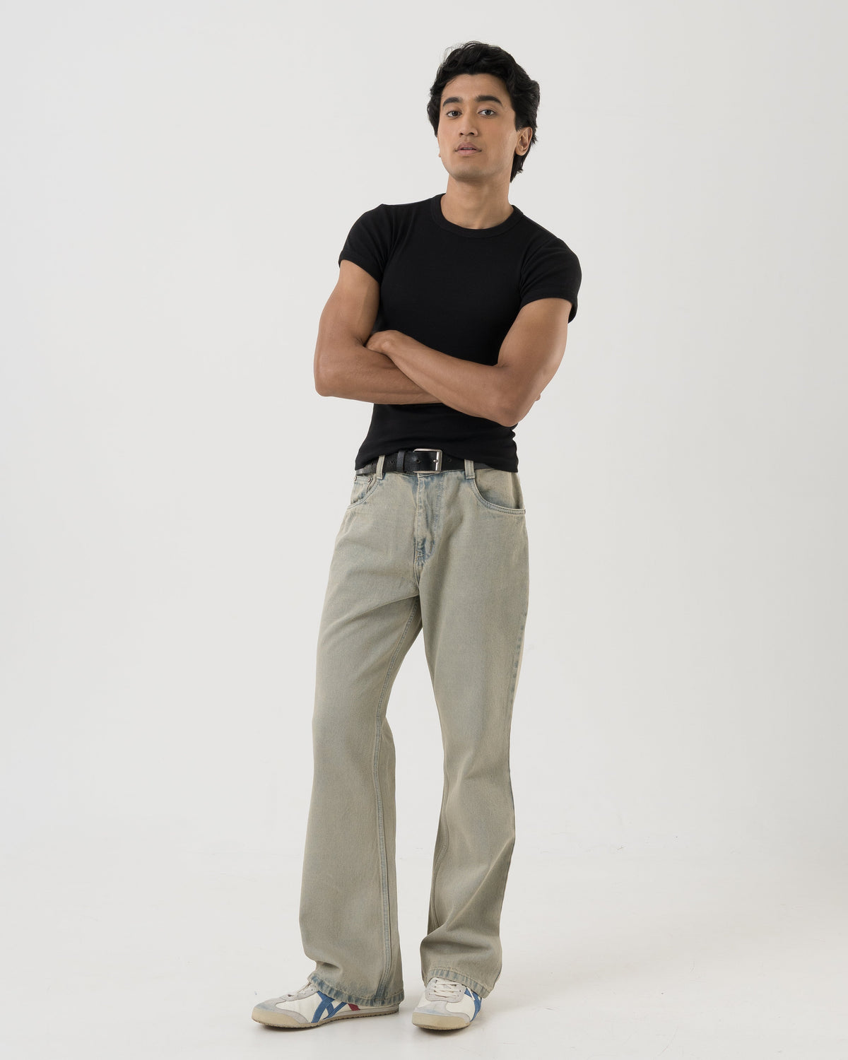 Vintage Bootcut Denim (Faded Blue)