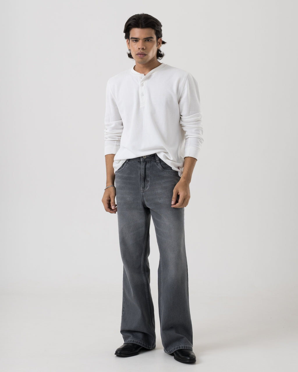 Vintage Bootcut Denim (Washed Grey)