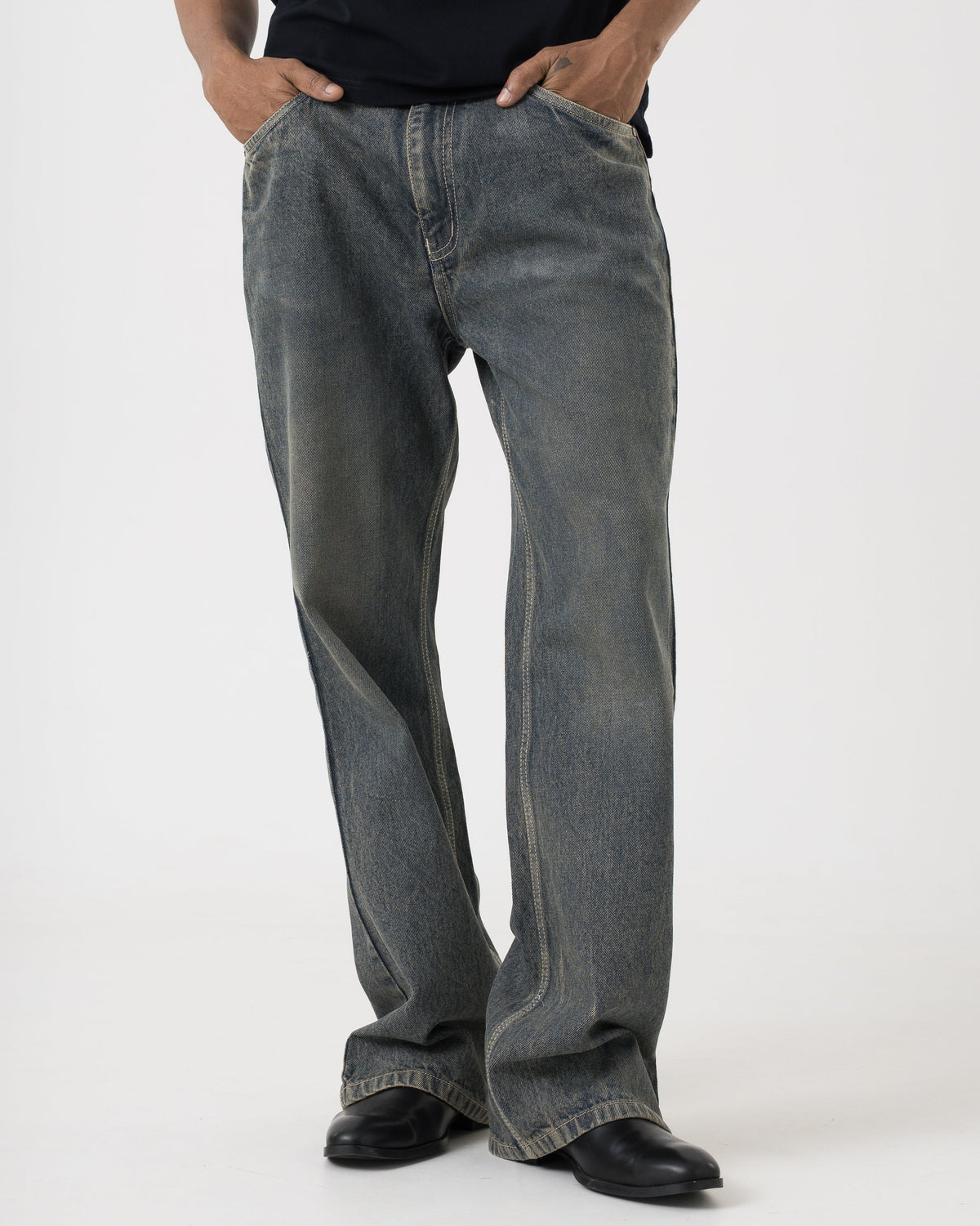Vintage Bootcut Denim (Dust Blue)