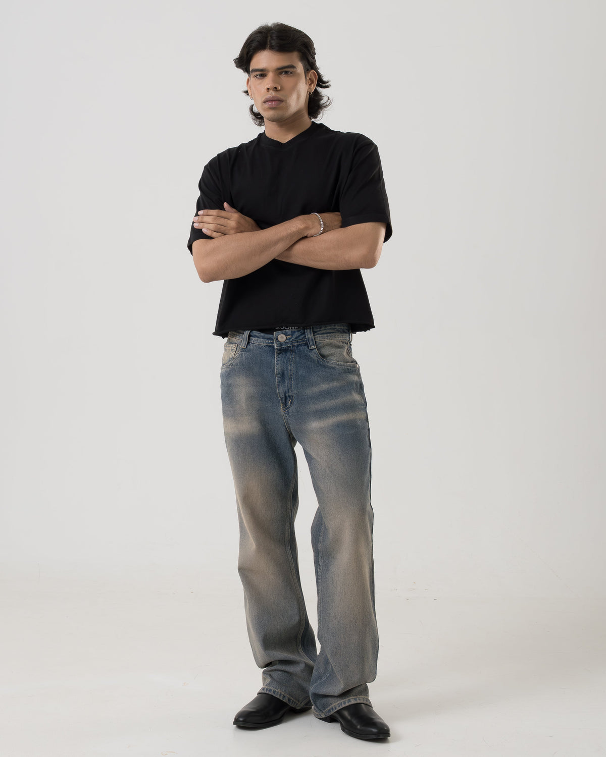 Vintage Bootcut Denim (Ash Blue)