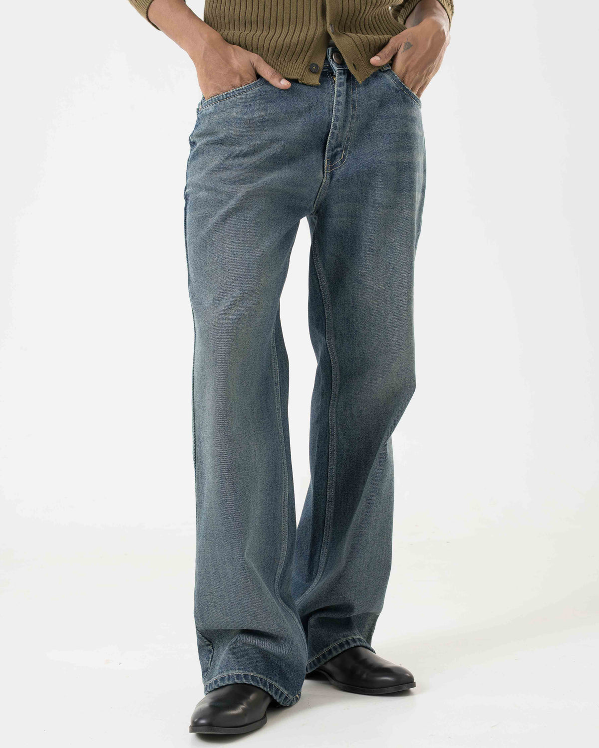 Vintage Bootcut Denim (Atlas Blue)
