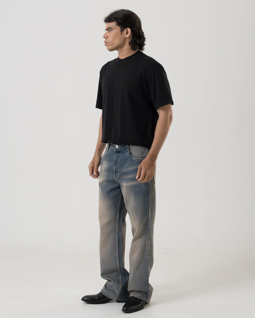 Vintage Bootcut Denim (Ash Blue)