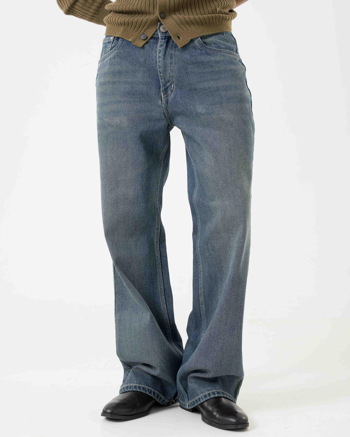 Vintage Bootcut Denim (Atlas Blue)
