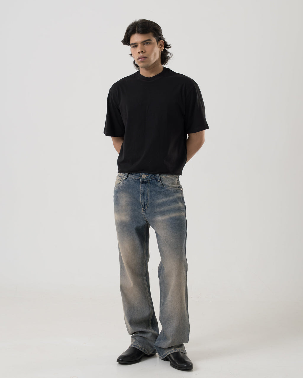 Vintage Bootcut Denim (Ash Blue)