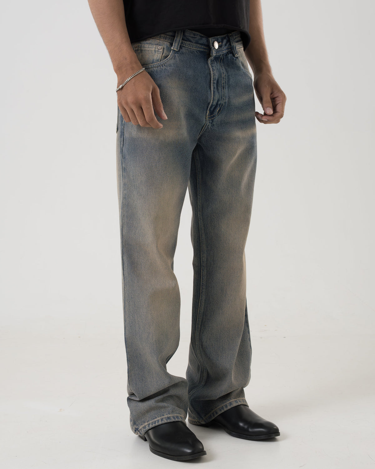 Vintage Bootcut Denim (Ash Blue)