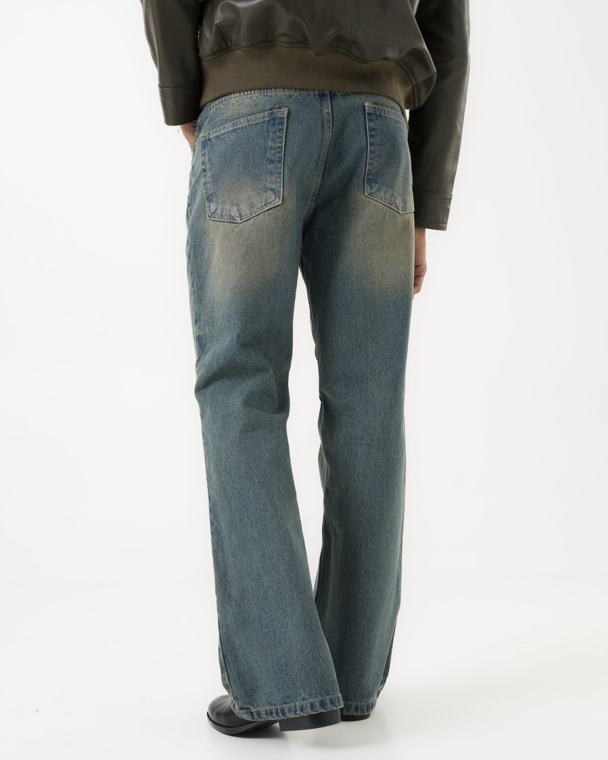 Vintage Bootcut Denim (Sun-faded Blue)