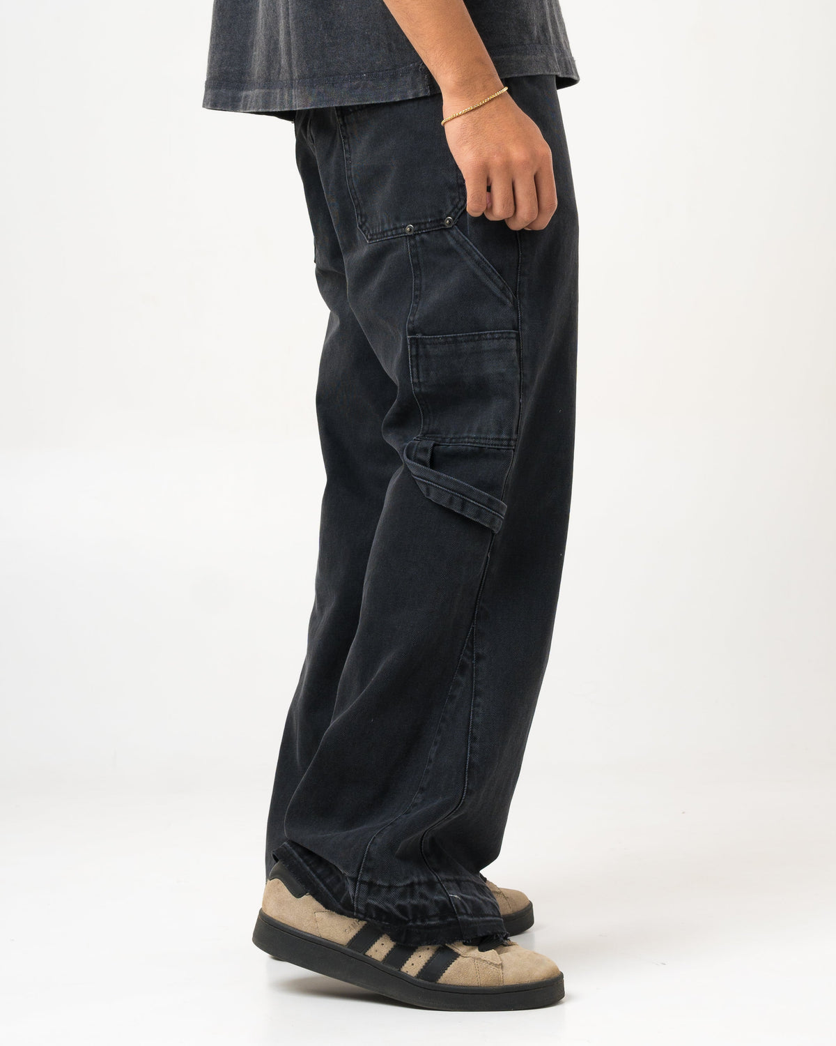 Black Flared Denim