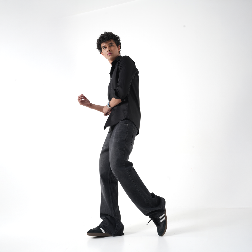 Vintage Bootcut Denim (Basic Black)