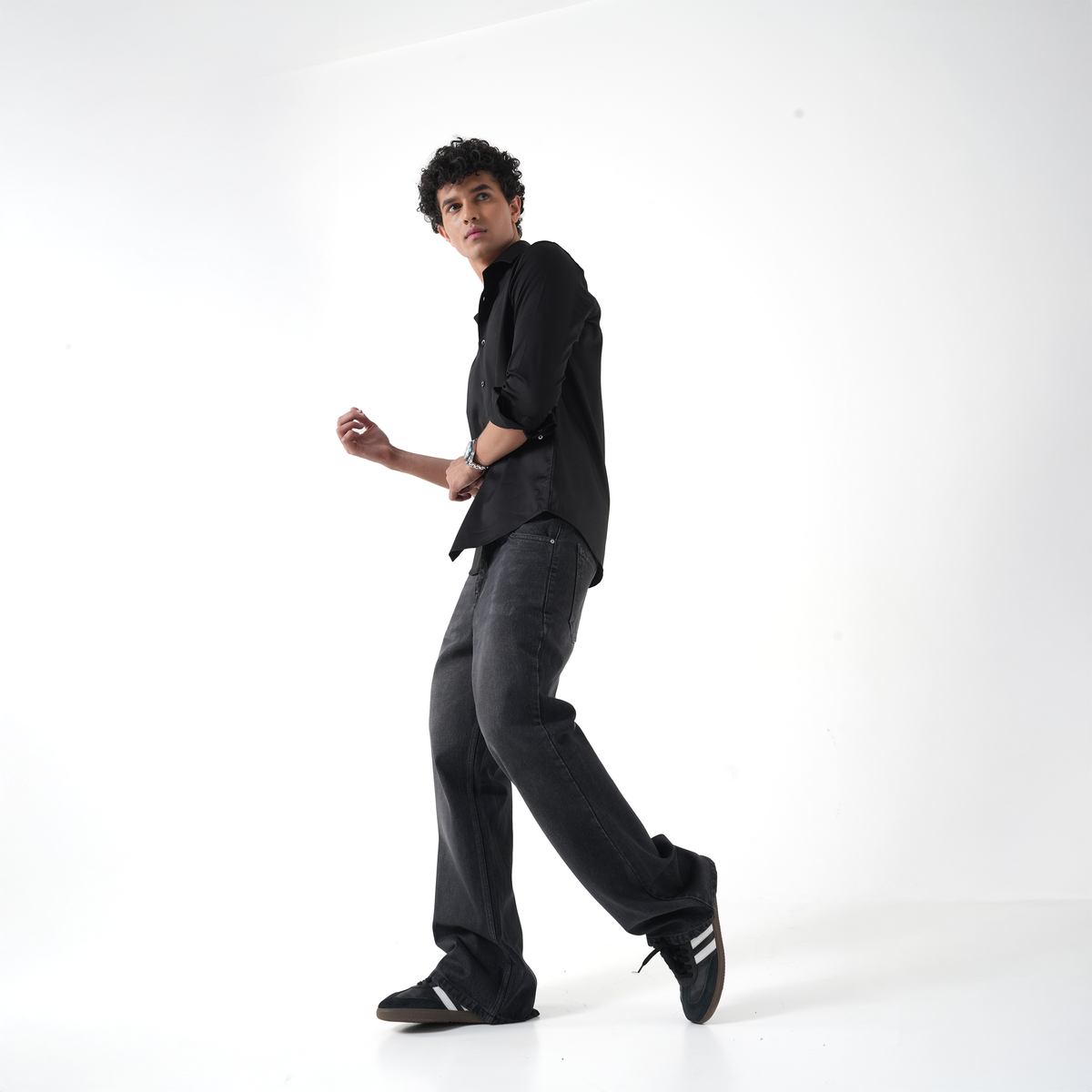 Vintage Bootcut Denim (Basic Black)