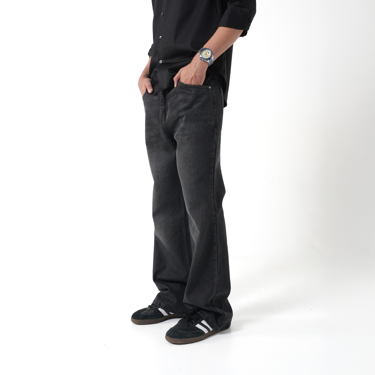Vintage Bootcut Denim (Basic Black)