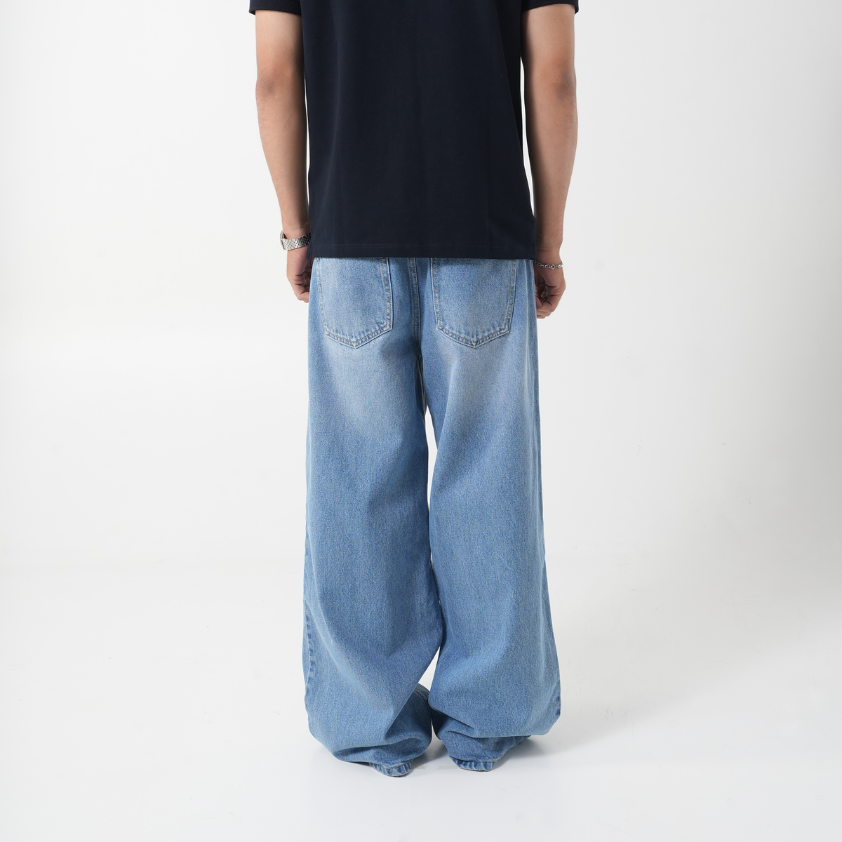 Baggy Fit Denim (Light Blue) Morrislane