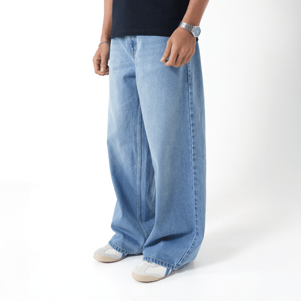 Baggy Fit Denim (Light Blue) Morrislane