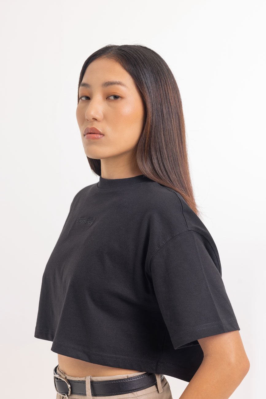 Holy // Womens Cropped Box Fit Tee Urban Monkey