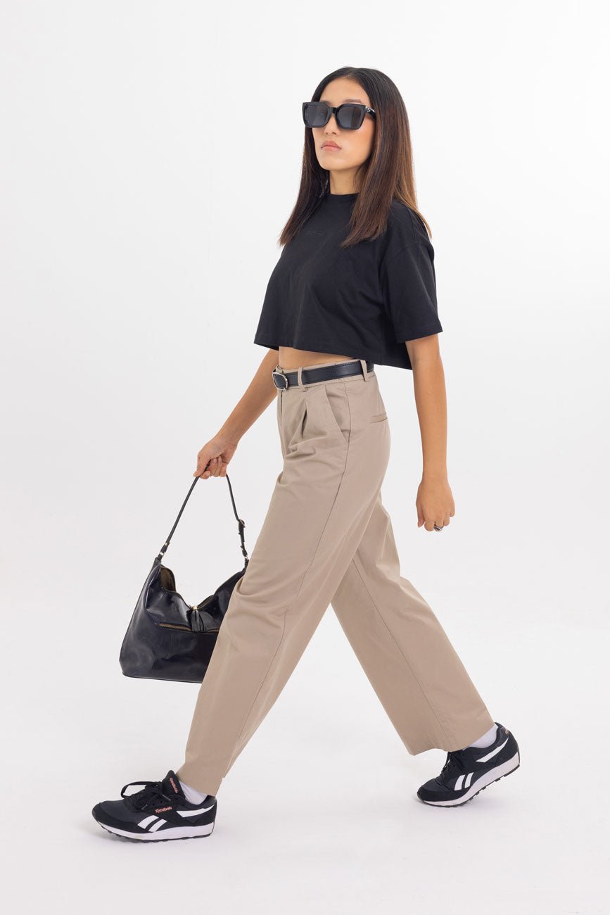 Holy // Womens Cropped Box Fit Tee Urban Monkey