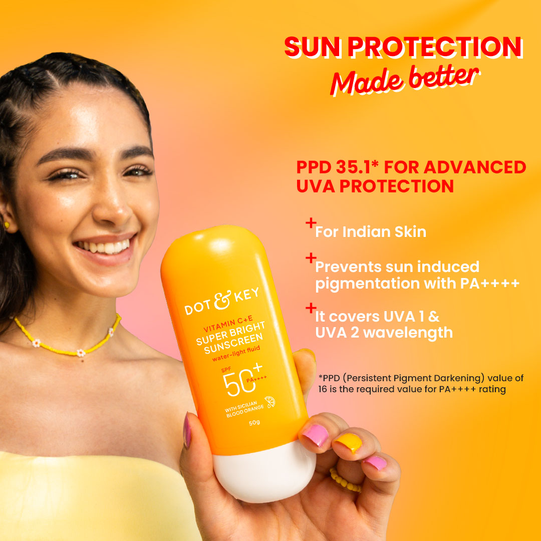 Vitamin C + E Sunscreen SPF 50+ PA++++ With New-Age UV Filters