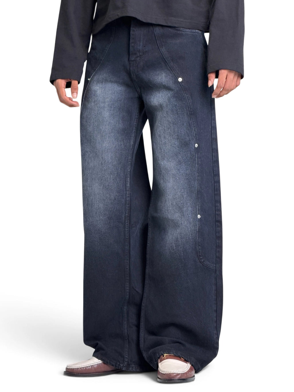 STUDDED DARK BAGGY Morrislane - image 1