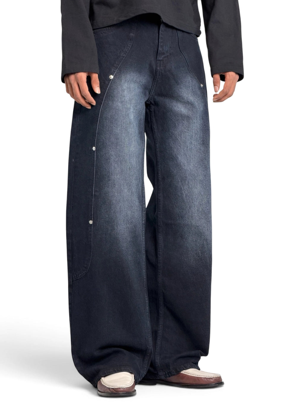 STUDDED DARK BAGGY Morrislane - image 2