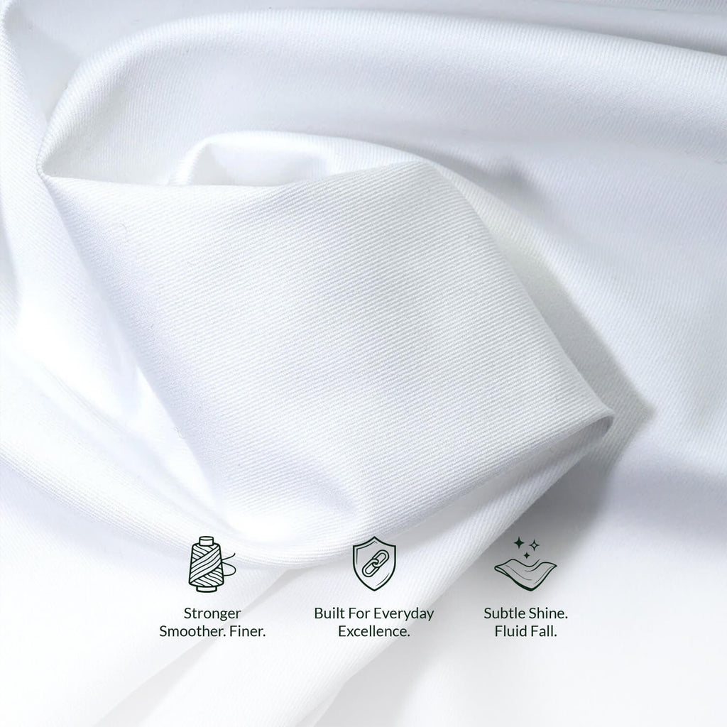 Whisper Easy To Iron Shirt In Cloud White
