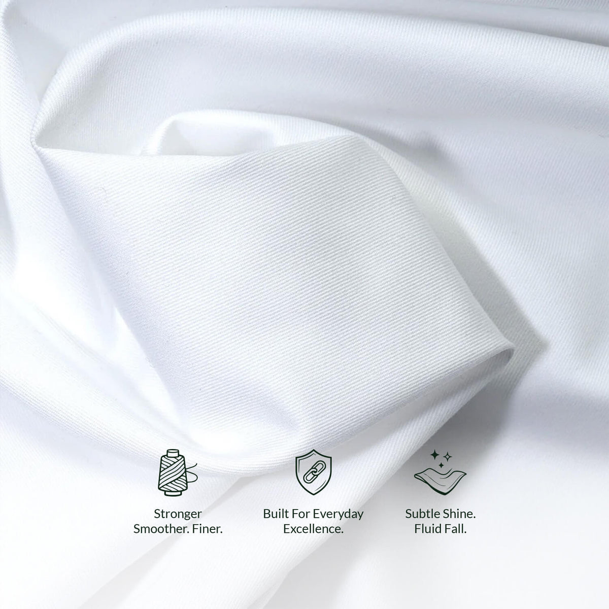 Whisper Easy To Iron Shirt In Cloud White