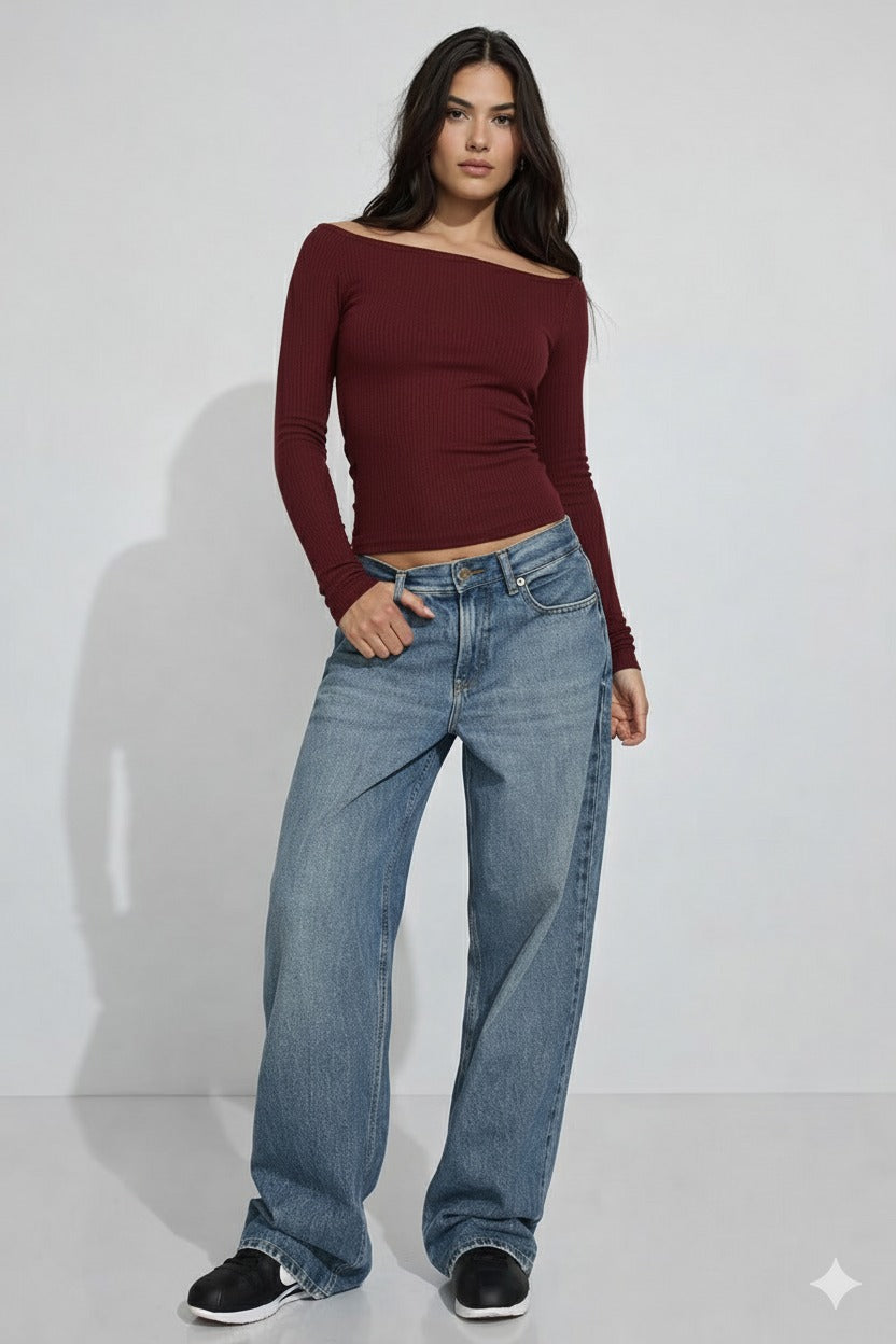Bare Essence Jacquard Top