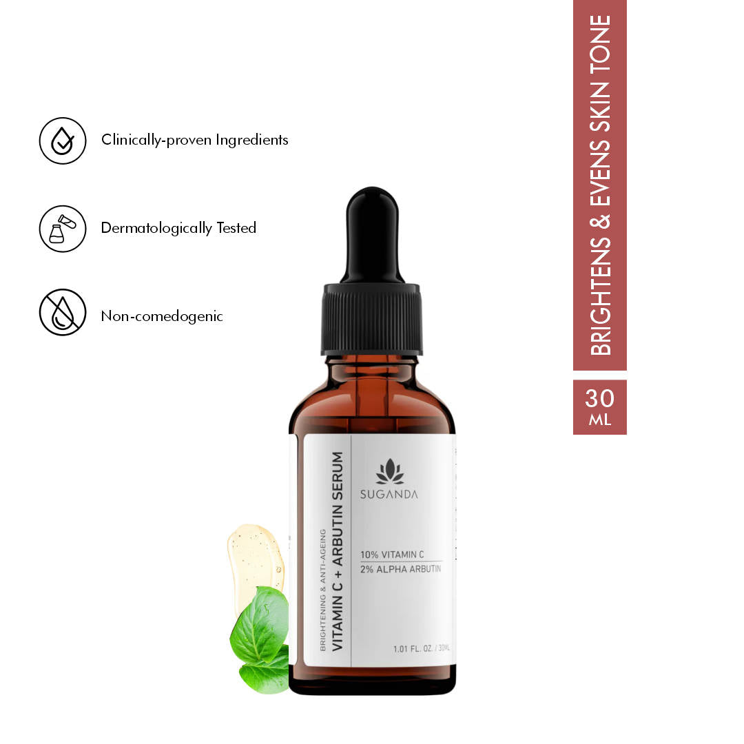 10% Vitamin C + 2% Arbutin Face Serum For Brightening & Glowing Skin, Removes Dark Spots | Z8 - view 1