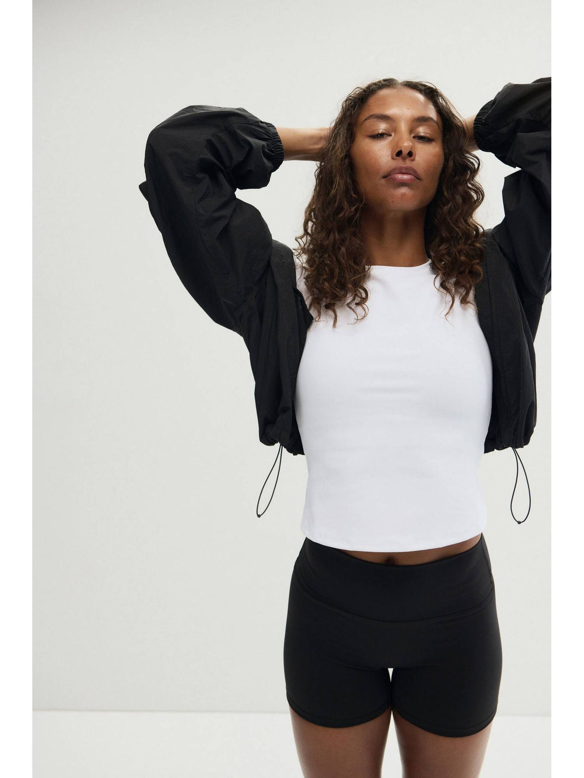 Women White Sports T-Shirt With Sculpt move | TT89 - view 2