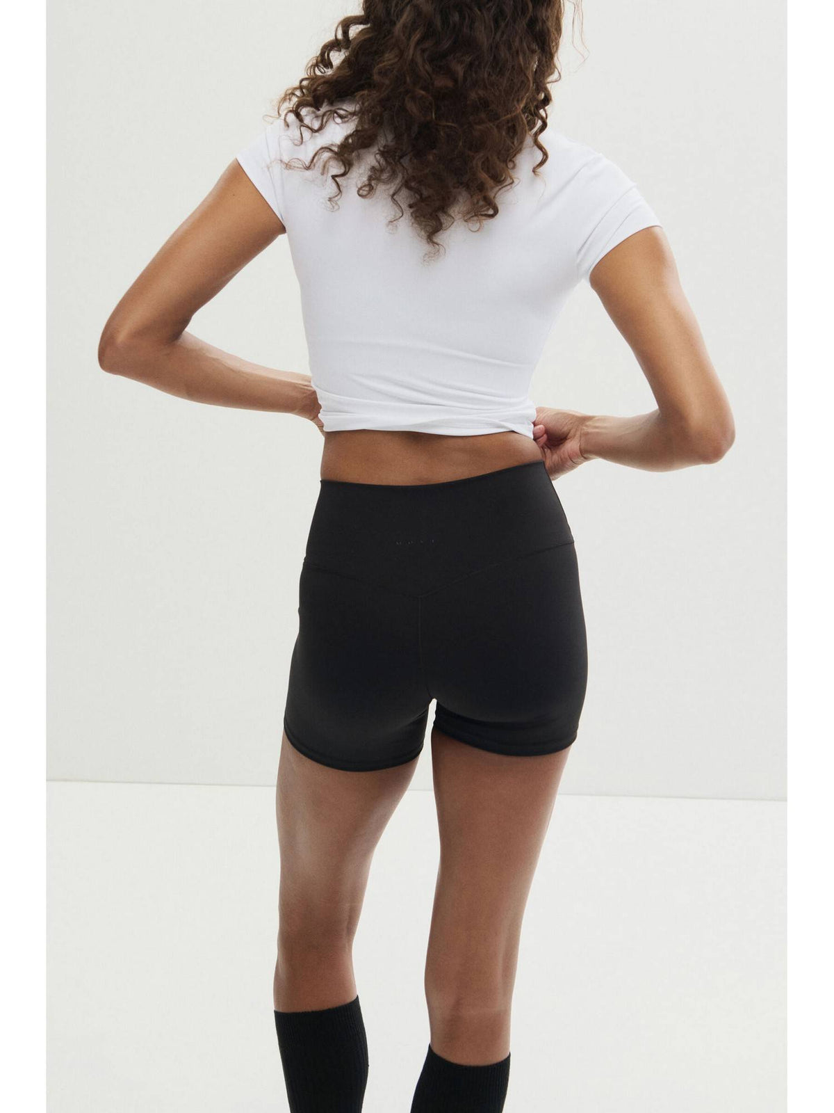 Women White Sports T-Shirt With Sculpt move | TT89 - view 4