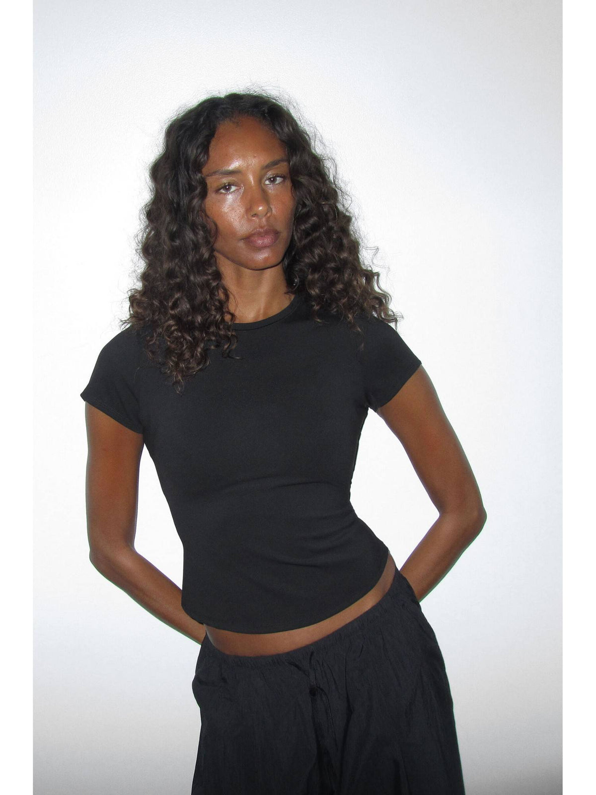 Women White Sports T-Shirt With Sculpt move | TT89 - view 7