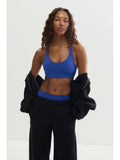 Women Navy Blue Medium Support Sports Bra With Sculpt move | sb09 - view 13