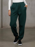 Green Solid Joggers | WJ89 - view 1