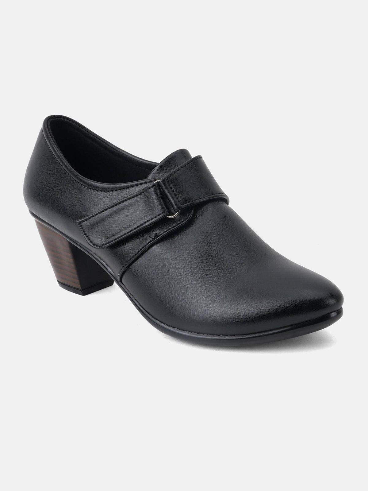 Comfortable Black Block Heels Casual Boots for Women | BT61 - view 3