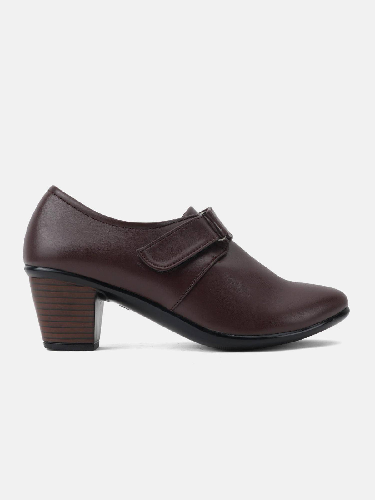 Comfortable Brown Block Heels Casual Boots for Women | BT61 - view 4