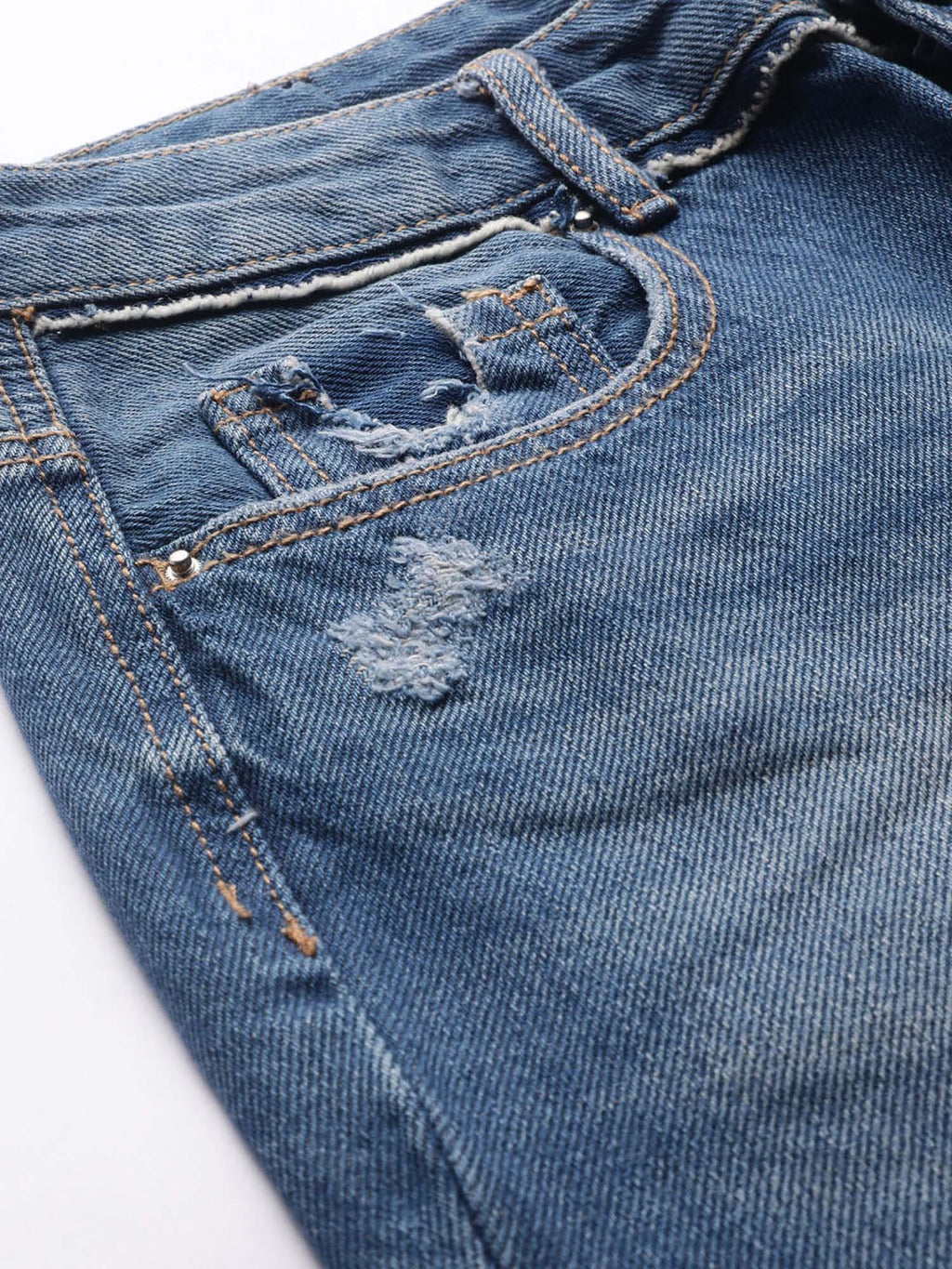 Women Blue Cotton Jeans | ST23 - view 6