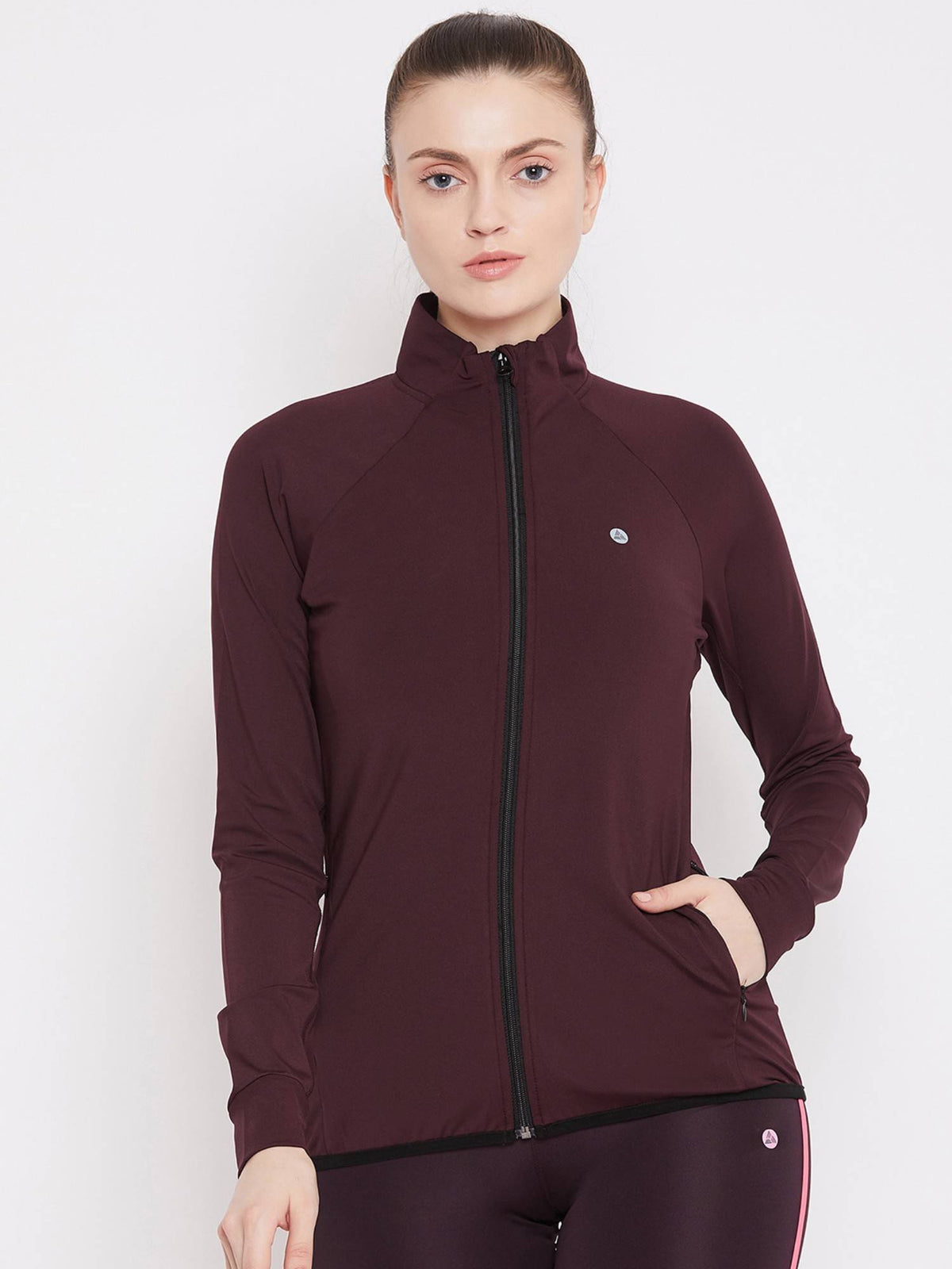 Women Teal Zipper Dry Fit Outdoor Jacket | JK12 - view 7