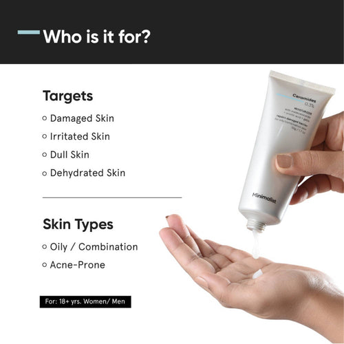 0.3% Ceramide Barrier Repair Moisturizing Cream For Oily Skin | FC3 - view 2