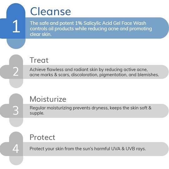 1% Salicylic Acid Face Wash for Active Acne with Salicylic Acid & Witch Hazel | FC3 - view 5