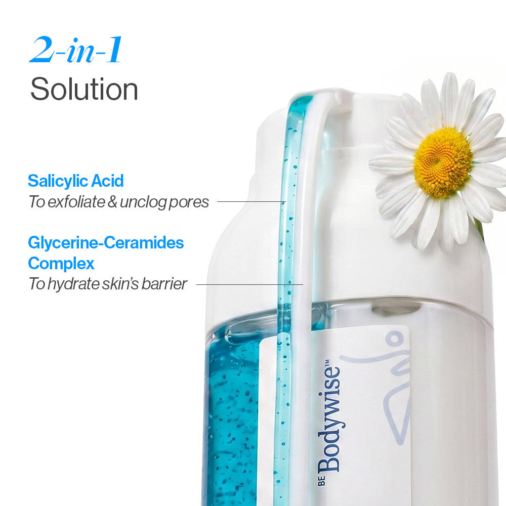 1% Salicylic Ceramide Body Wash - Dual Pump 2in1 Body Wash - For Body Acne and Dry Skin | BWS9 - view 3