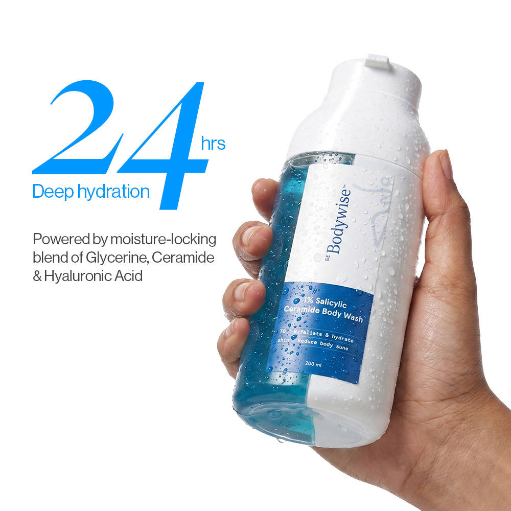 1% Salicylic Ceramide Body Wash - Dual Pump 2in1 Body Wash - For Body Acne and Dry Skin | BWS9 - view 7