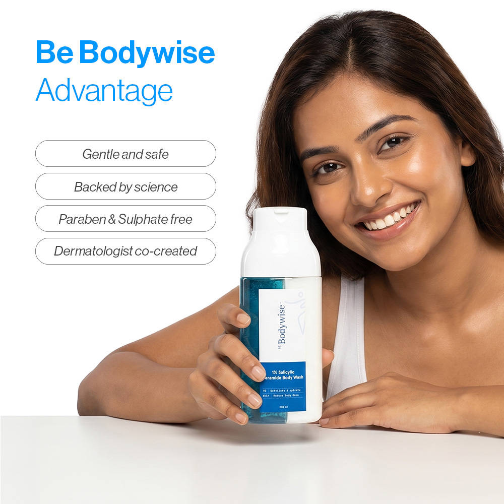 1% Salicylic Ceramide Body Wash - Dual Pump 2in1 Body Wash - For Body Acne and Dry Skin | BWS9 - view 9