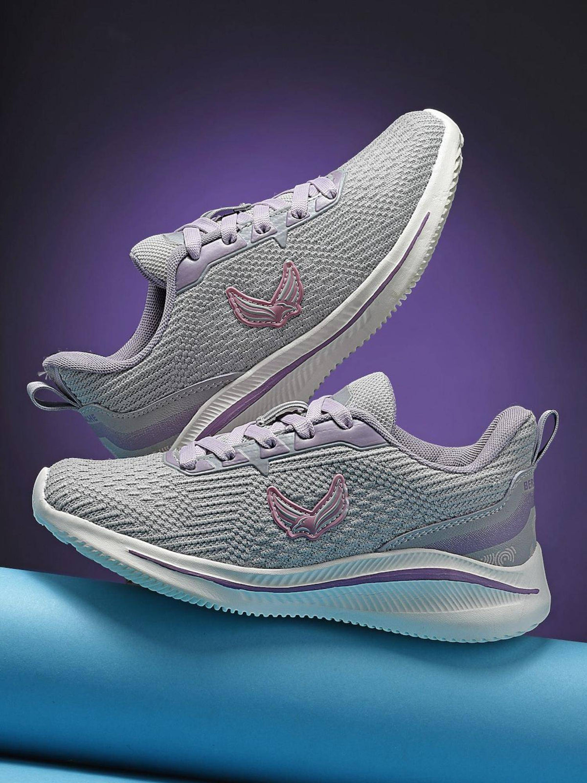 Women Premium Sports Grey Running Shoes | SH9 - view 4
