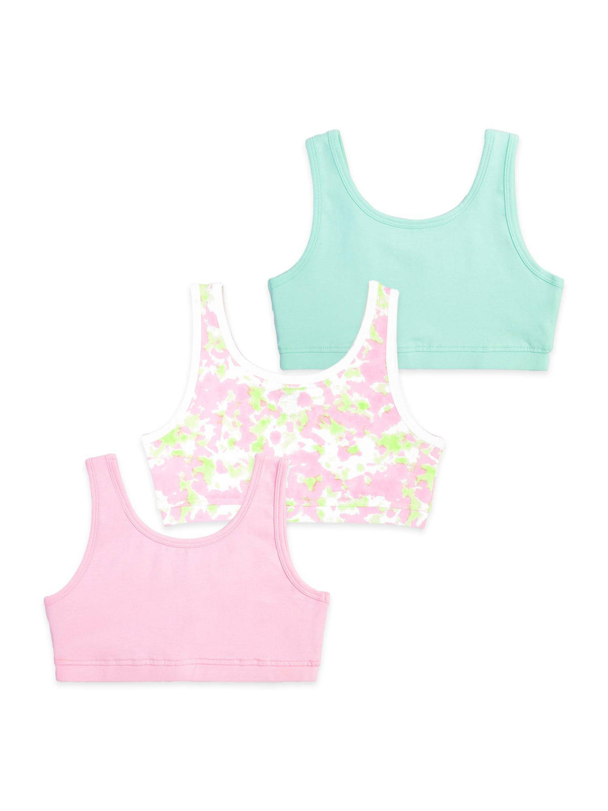 U-Shaped Double Layered Sports Bra - (Pack of 3) | sb09 - view 2