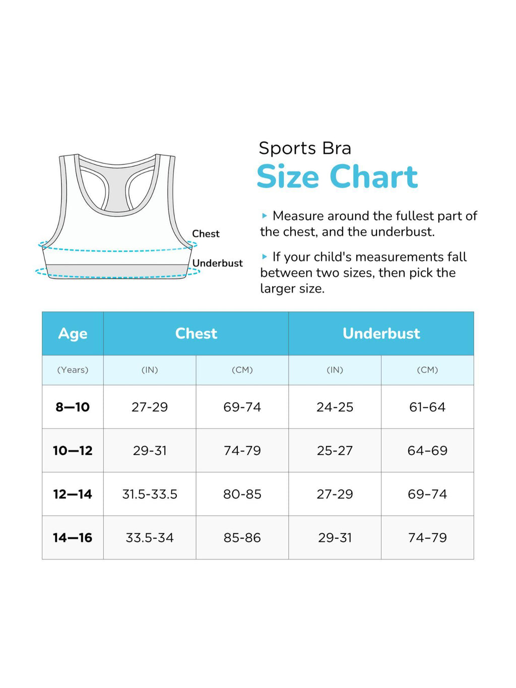 U-Shaped Double Layered Sports Bra - (Pack of 3) | sb09 - view 7