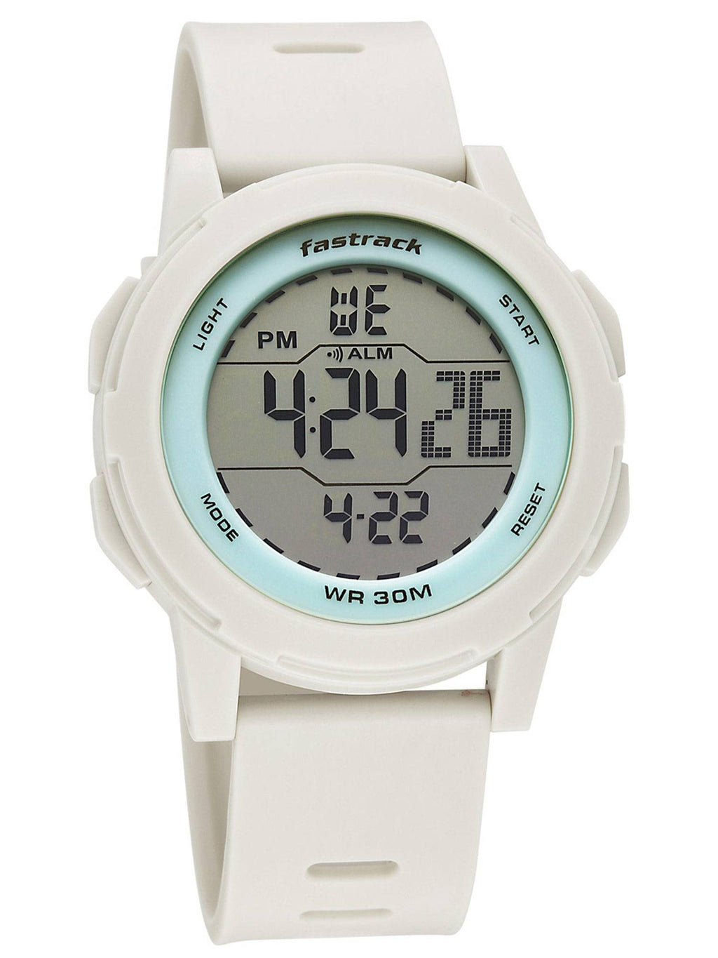 Streetstyle 8 with Digital Beige Case Beige Polyether Strap Watch (38194PP03W) | W92 - view 2