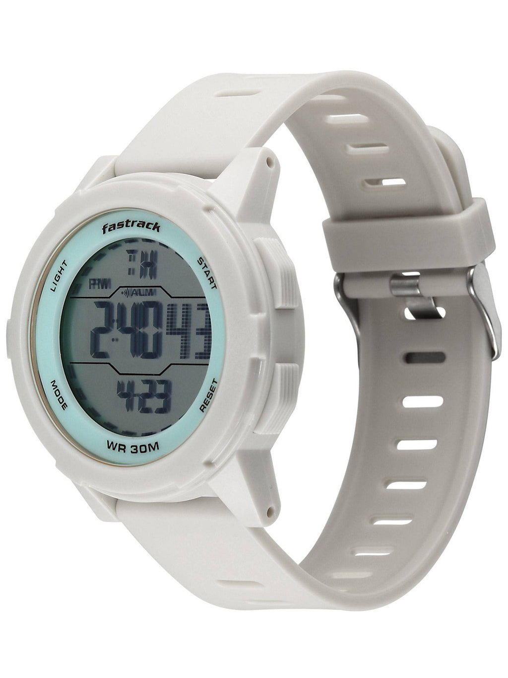 Streetstyle 8 with Digital Beige Case Beige Polyether Strap Watch (38194PP03W) | W92 - view 3