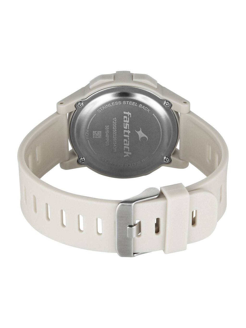 Streetstyle 8 with Digital Beige Case Beige Polyether Strap Watch (38194PP03W) | W92 - view 5
